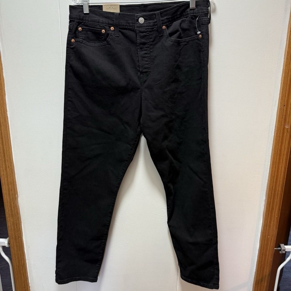 Womens Levi's Wedgie Fit Jeans‎ Black Pants SIZE 31 NEW WITH TAGS